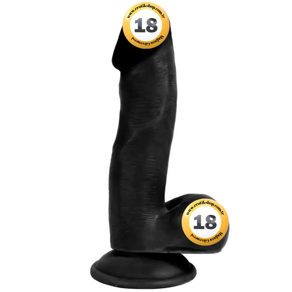 Xise Dildo Series Cholas 17 cm Realistik Zenci Penis XS-WBC10026-Black