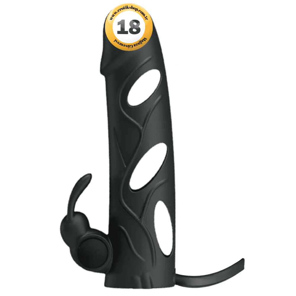 Pretty Love Penis Sleeve 2 İn 1 Titreşimli Penis Kılıfı BI-026216A