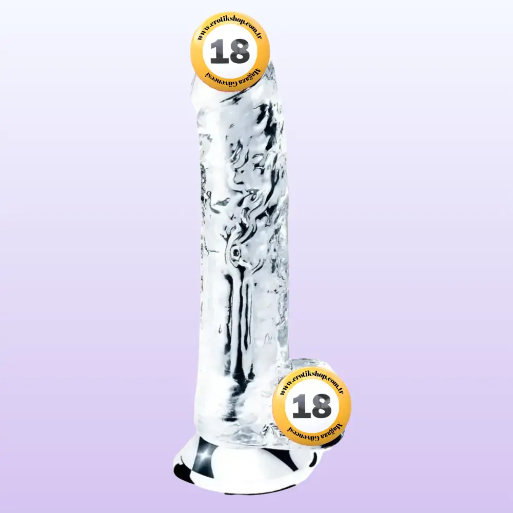 Lovetoy Flawless Clear Dildo 19 cm Realistik Jel Penis