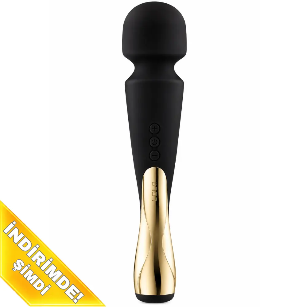 Lelo Smart Wand 2 Large Professional Masaj Wand Vibratör-Black