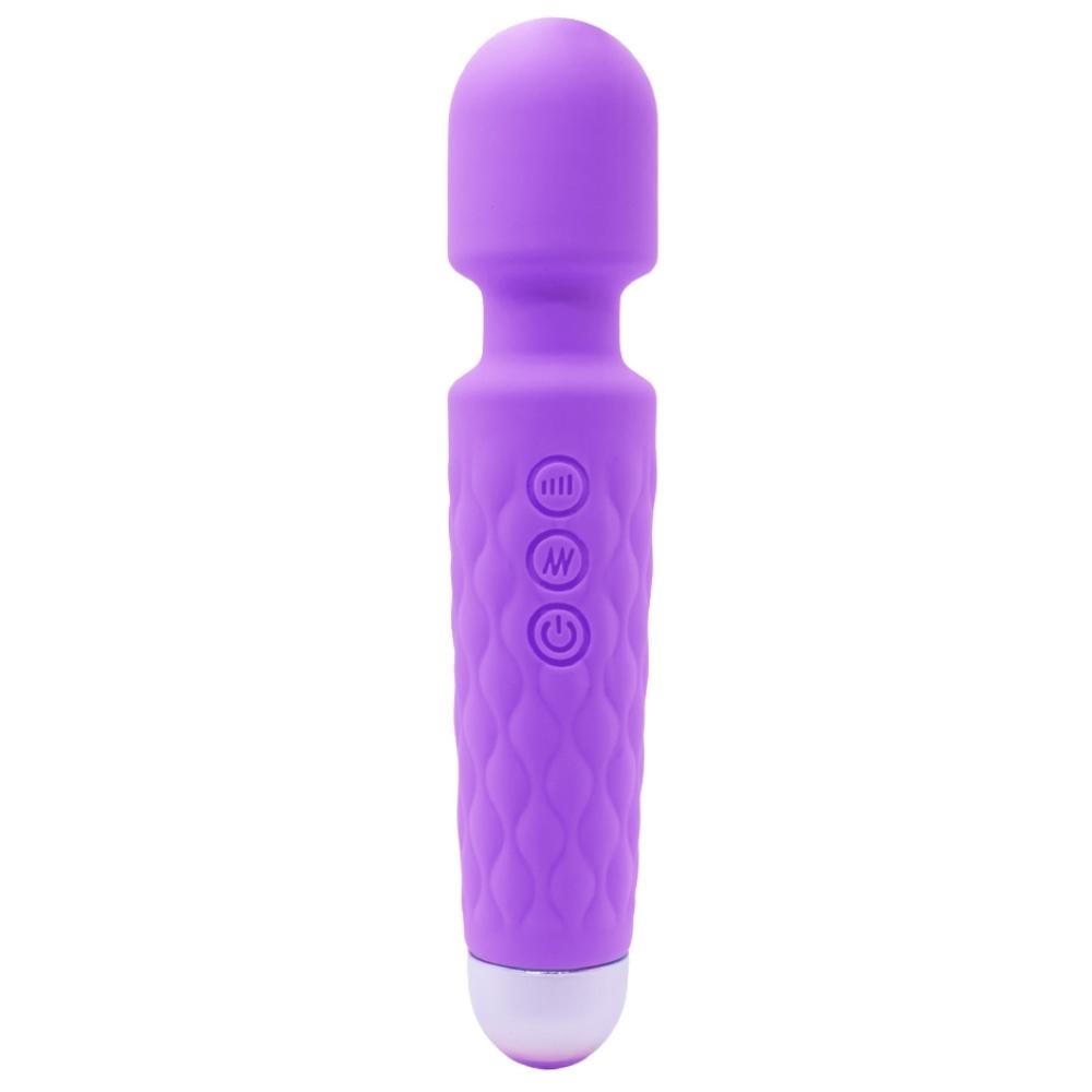 The Massage Vibes Ultra Güçlü 20 Mod Usb Şarjlı Masaj Vibratör - Purple