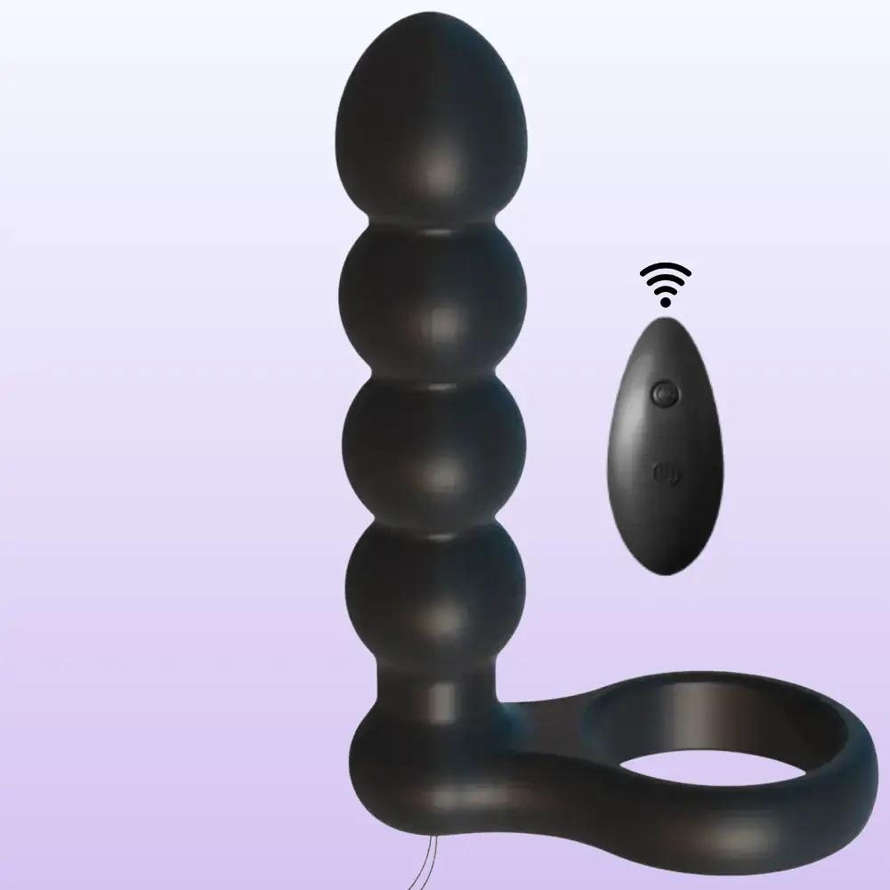 Pipedream Fantasy C-Ringz Remote Control Double Penetrator Anal Vibratör