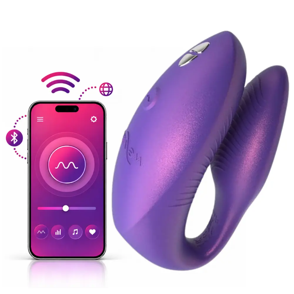 We-Vibe Chorus Pro Uzaktan Kumandalı ve Telefon Kontrollü Couples Vibratör-Purple