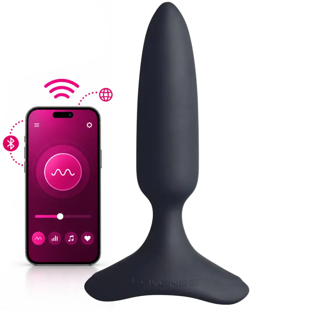 Lovense Hush 2 Butt Plug XS 25 mm Telefon Uyumlu Anal Vibratör