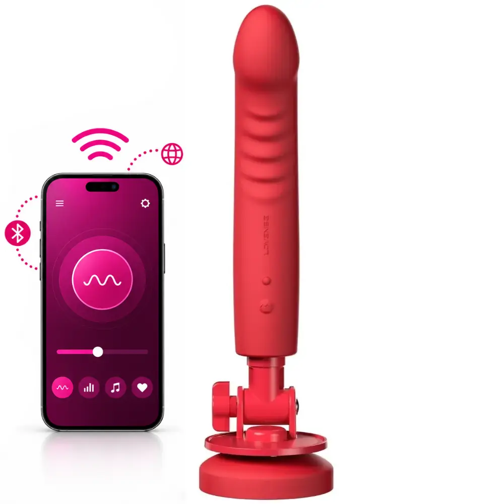 Lovense Mission 2 App-Controlled Touch-Sensitive Telefon Uyumlu Hareketli Vibratör