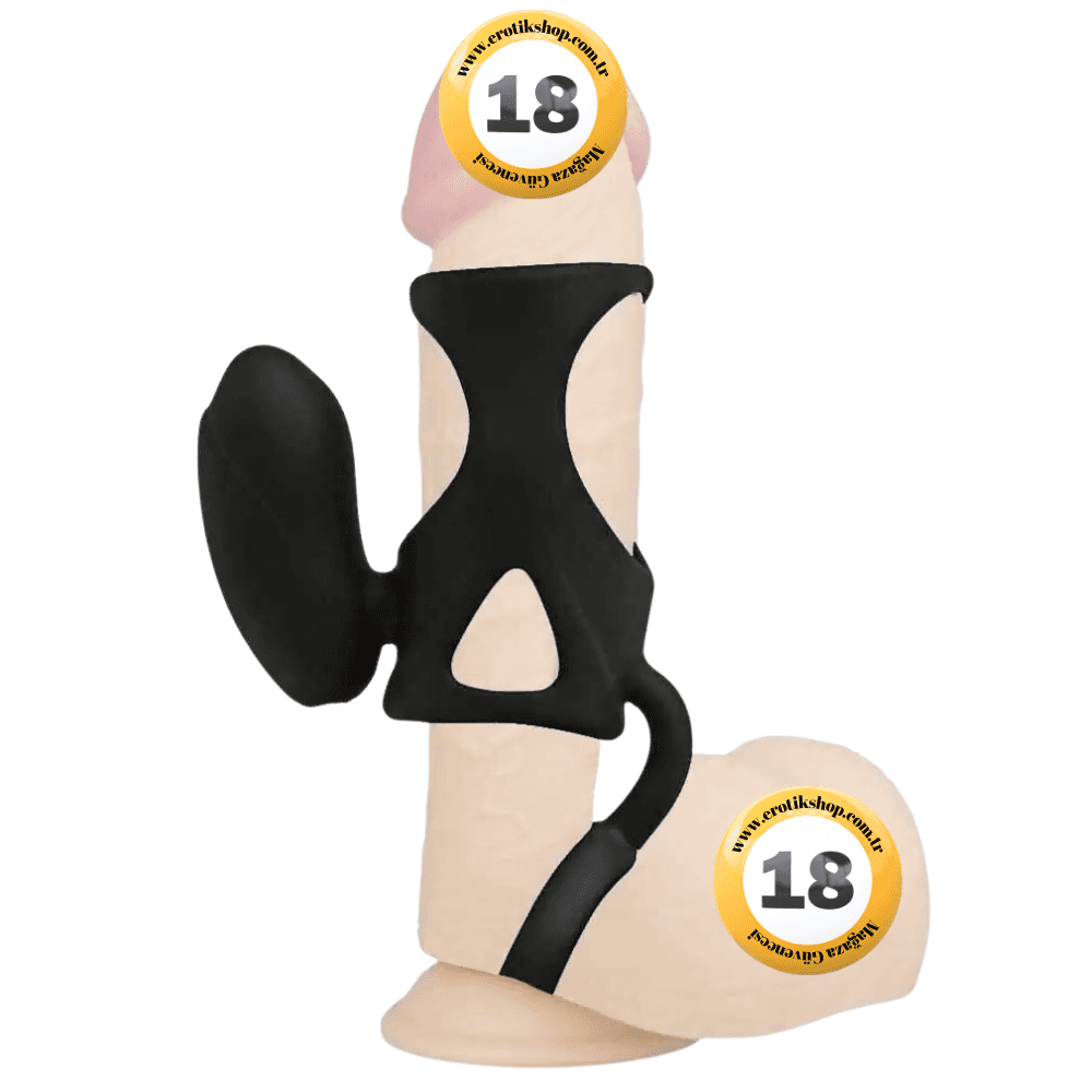 Doc Johnson Kink Caged Silicone Cock Cage Titreşimli Penis Halkası