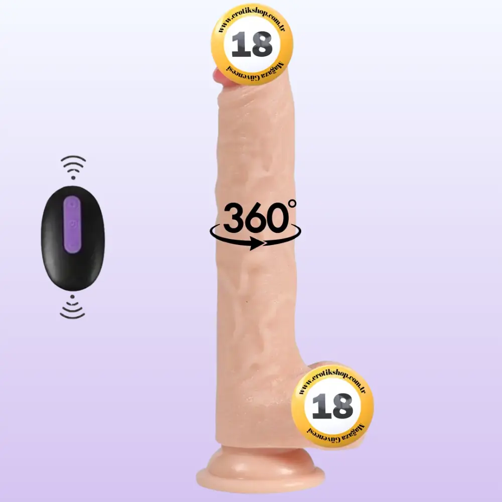 Shequ Jeff Swaying 23 Cm Hareketli Dönebilen Realistik Penis SQ-T10013