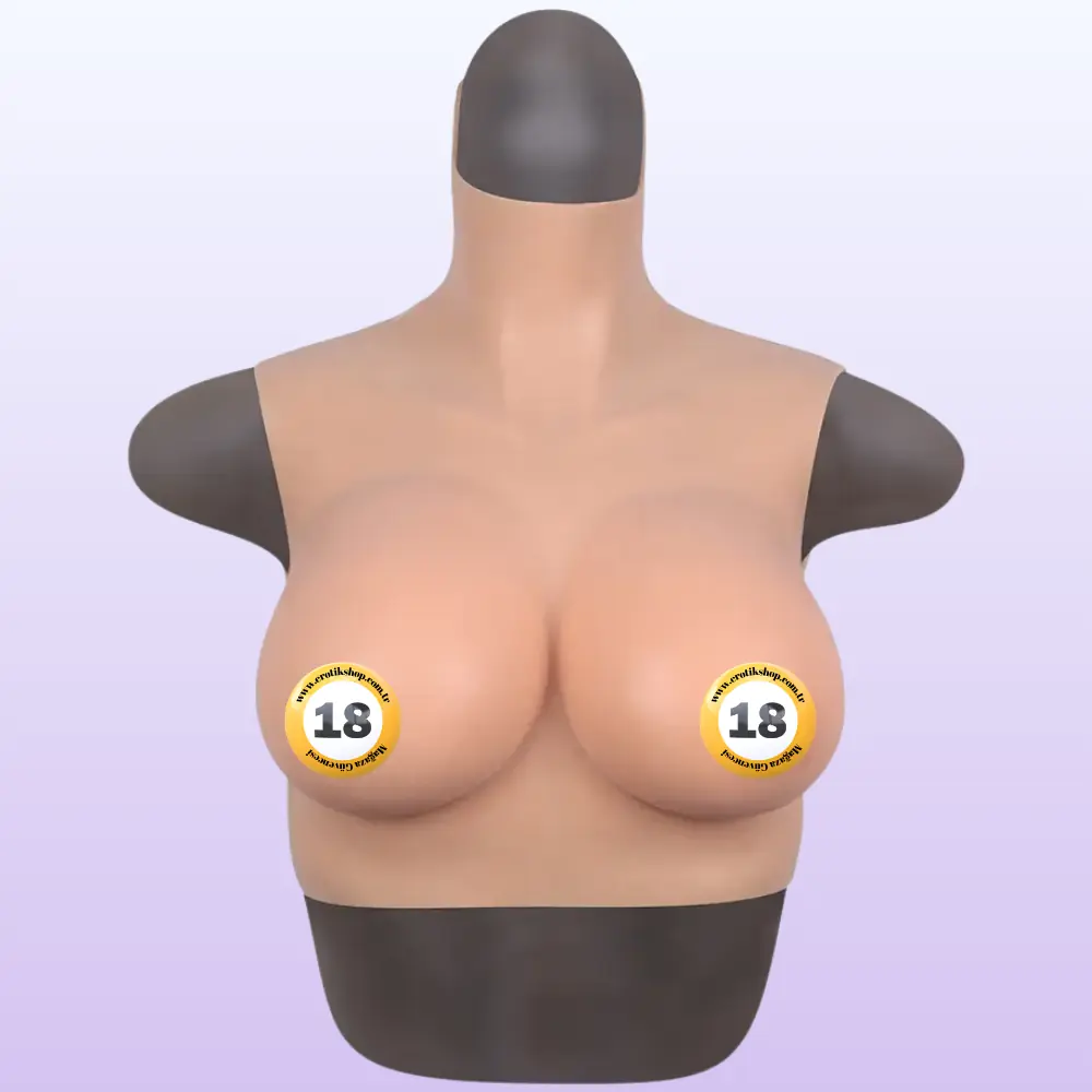 Xise Bodysuit Crossdresser Askılı Giyilebilir Silikon Göğüs Cup B
