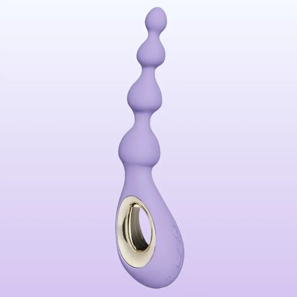 Lelo Soraya Beads Şarj Edilebilir Silikon Anal Boncuk Vibratör - Lilac