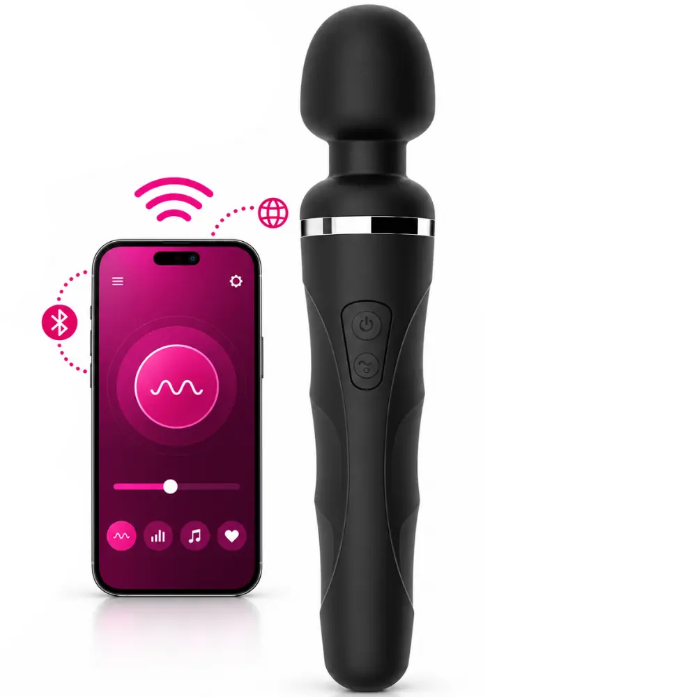 Lovense Domi 2 Bluetooth Cordless Telefon Kontrollü Mini Wand Vibratör