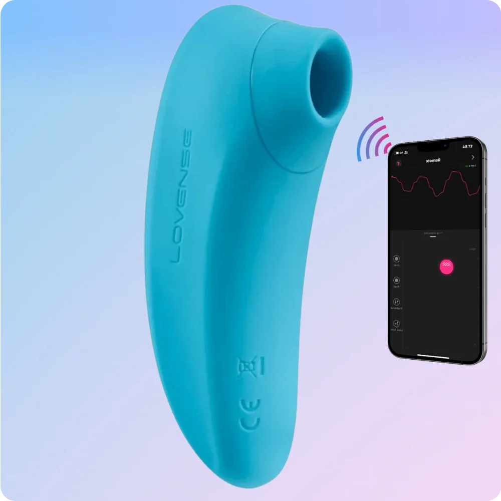 Lovense Tenera Telefon Kontrollü Emiş Güçlü Vibratör