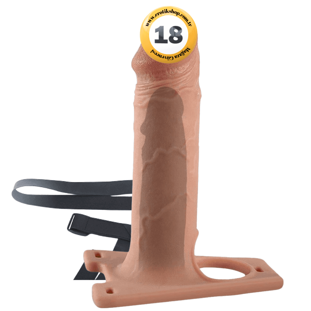Lovetoy İngen Hollow Big İçi Boş Belden Bağlamalı Kemerli Penis LV415002