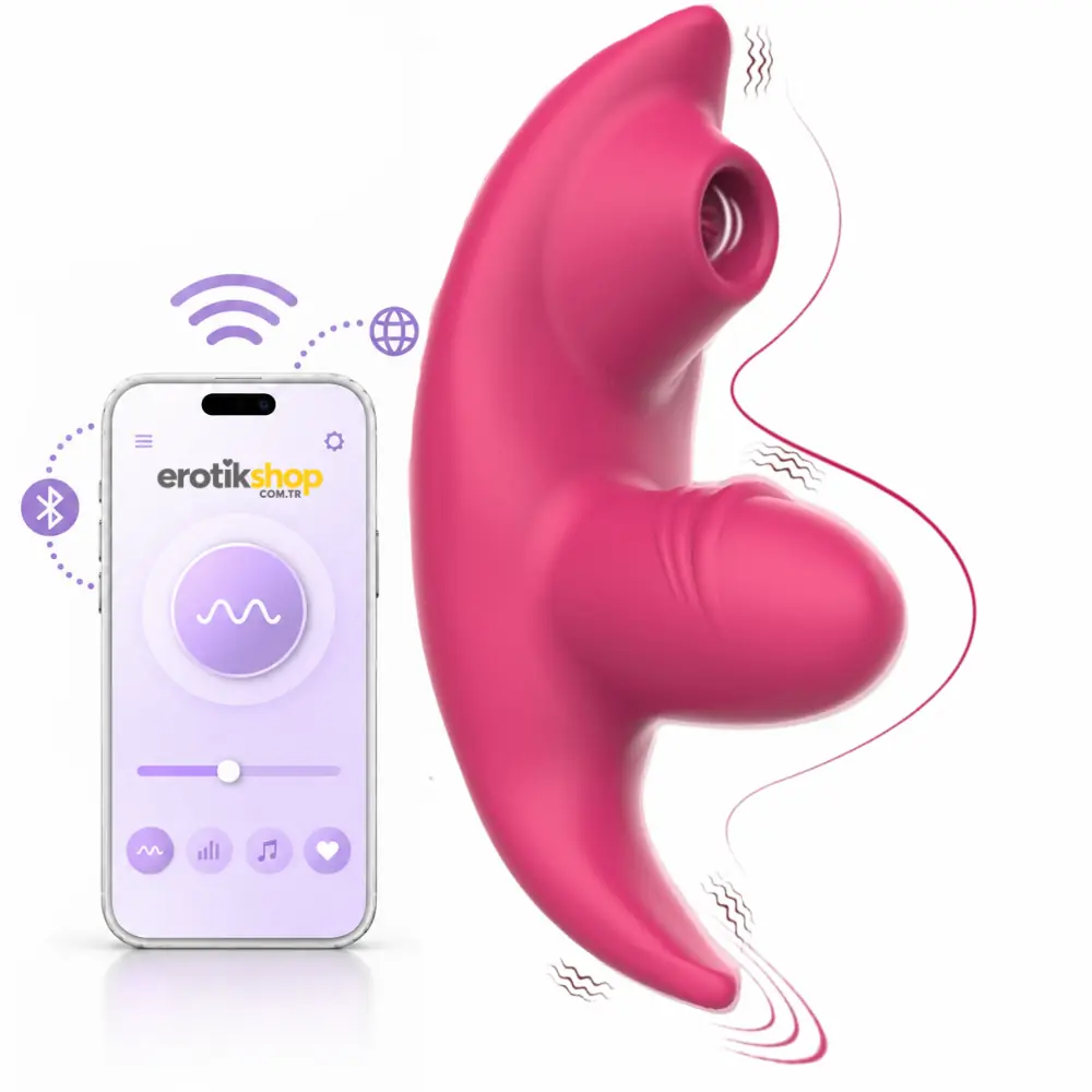 Piq Toys Phone Control Wearable Vibe Giyilebilir Telefon Kontrollü Çift Motorlu Vibratör