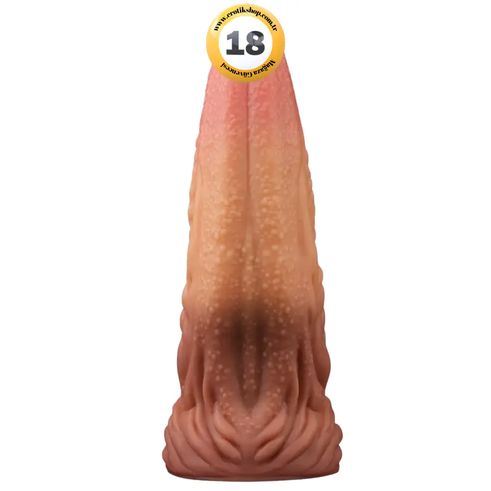Lovetoy Dual Layered Platinum Silicone 25 Cm Monster Realistik Dildo