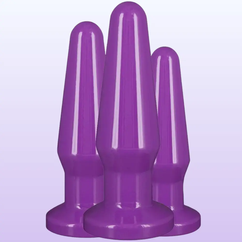 ToyJoy Best Butt Buddies 3'lü Anal Training Eğitim Seti-Purple