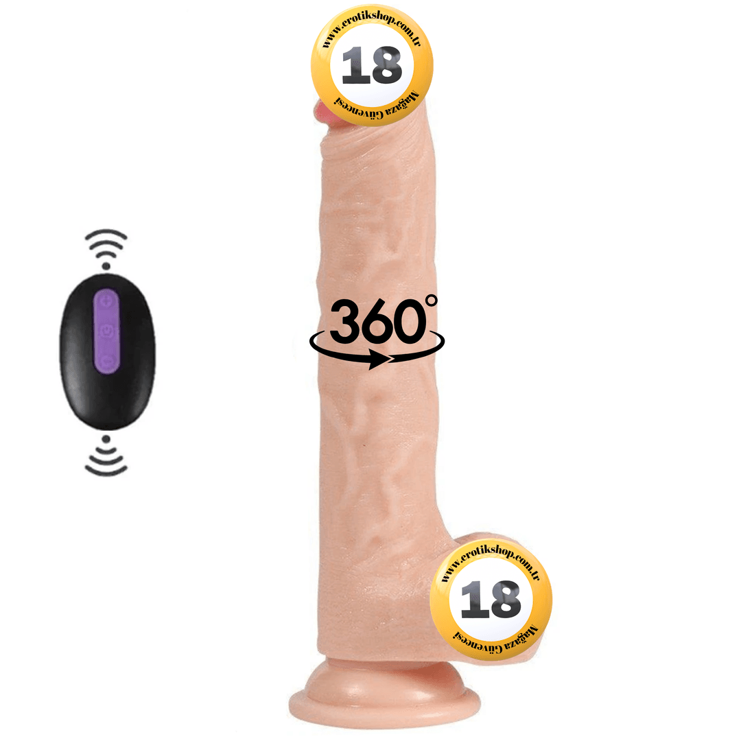 Shequ Jeff Swaying 23 Cm Hareketli Dönebilen Realistik Penis SQ-T10013