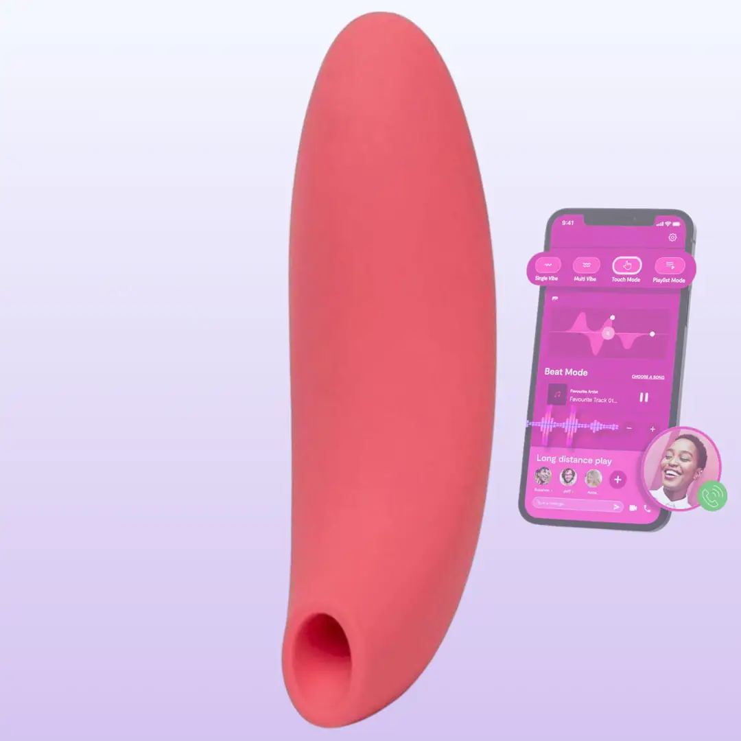 We-Vibe Melt Telefon Kontrollü ve Emiş Güçlü Vibratör - Pink