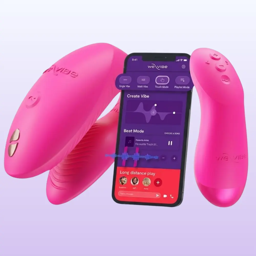 We-Vibe Chorus Pro Uzaktan Kumandalı ve Telefon Kontrollü Couples Vibratör-Pink