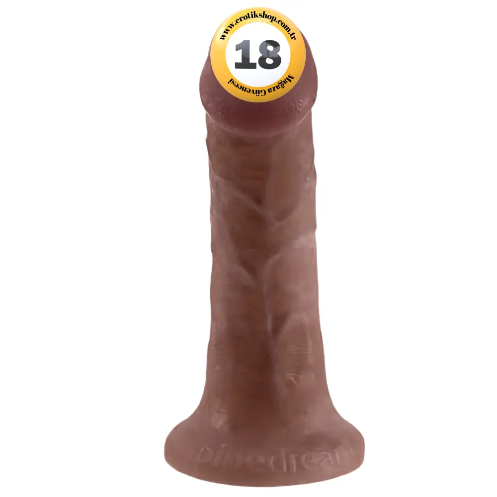 Pipedream King Cock 6'' Amerikan Realistik Dildo - Cock6-Brown