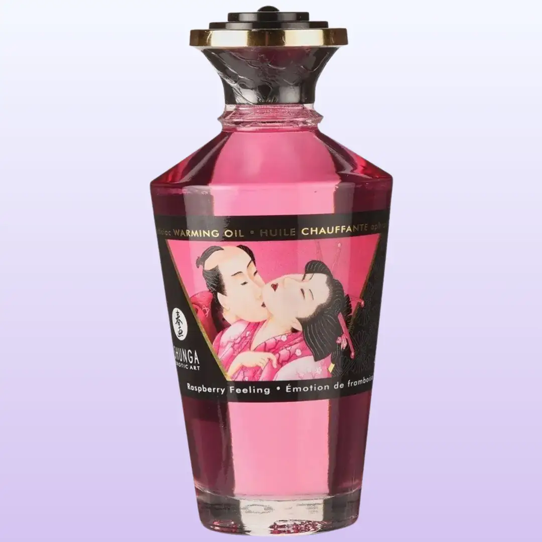 Shunga Aphrodisiac Warming Oil Raspberry Aromalı Isıtmalı Masaj Yağı 100 Ml.