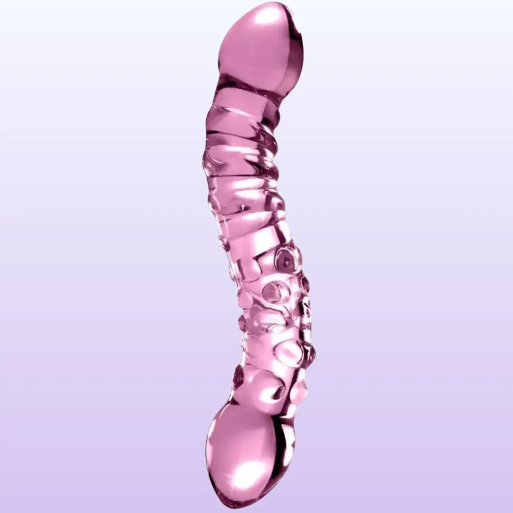 Pipedream İcicles No. 55 Hand Blown Glass Massager Cam Anal Plug