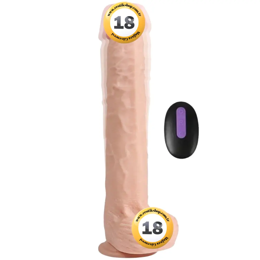 Shequ Vibrating Dildo Series Bart 29 cm Titreşimli Realistik Penis SQ-WBE10038