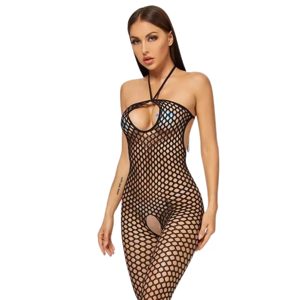 The Love Fantasy Dantelli Özel Bölge Açık Seksi Vücut Çorabı