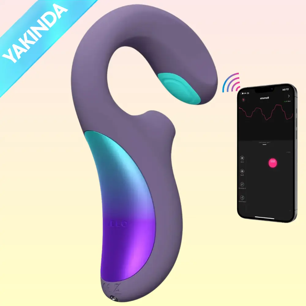 Lelo Enigma Double Sonic Purple Uygulama Kontrollü Vibratör