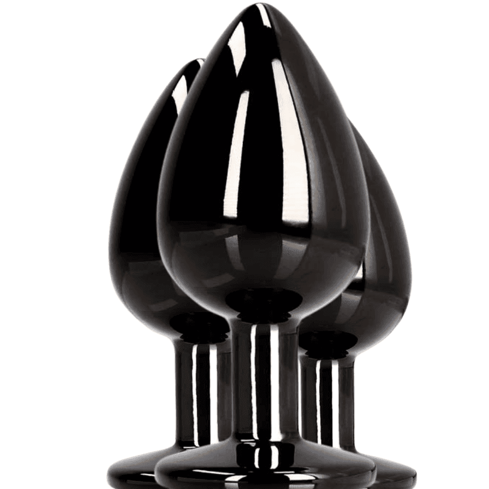 Anos Metal Butt Plug Anal Alıştırıcı Metal Plug Set