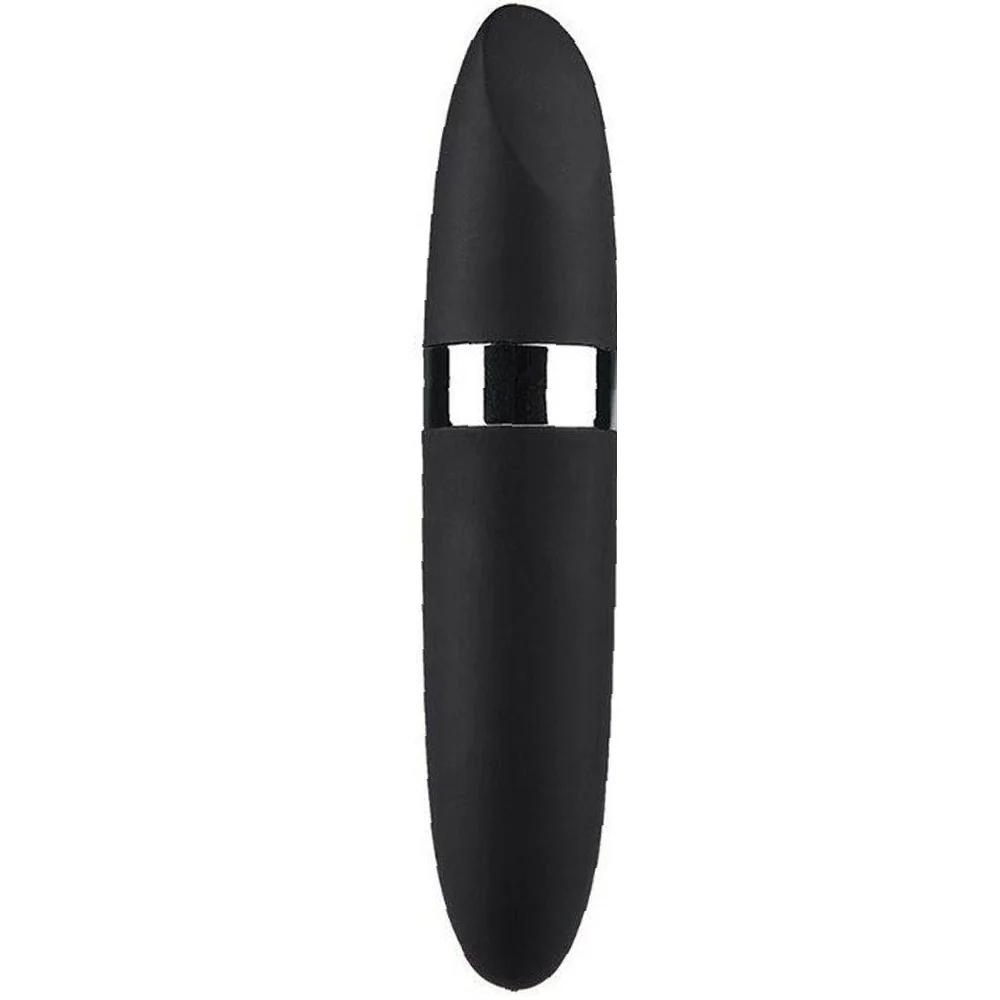 Erox Lipstick Compact Power Full Mini Ruj Vibratör-Black