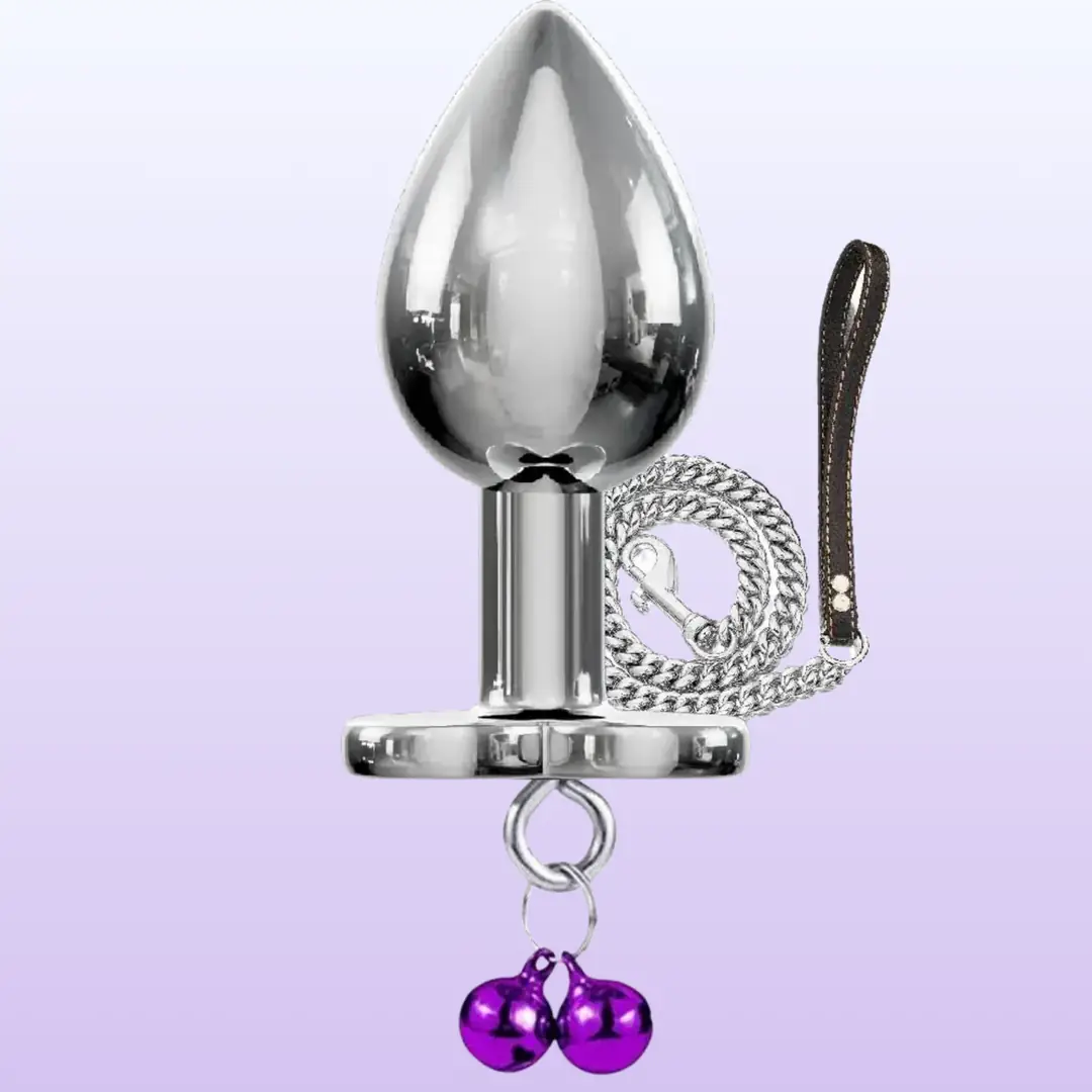 The Anal Fantasy Asslock Tasmalı Metal Anal Plug – Medium