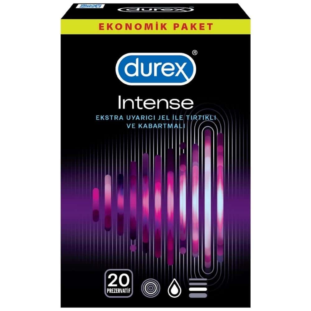 Durex Intense 20'li Prezervatif Kondom