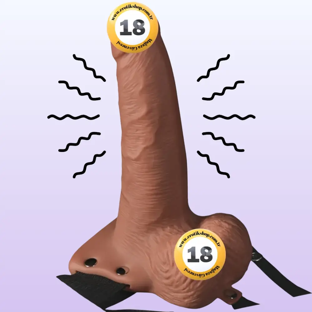 Pipedream Fetish Fantasy Series 15 Cm Şarjlı ve Titreşimli İçi Boş Kemerli Penis