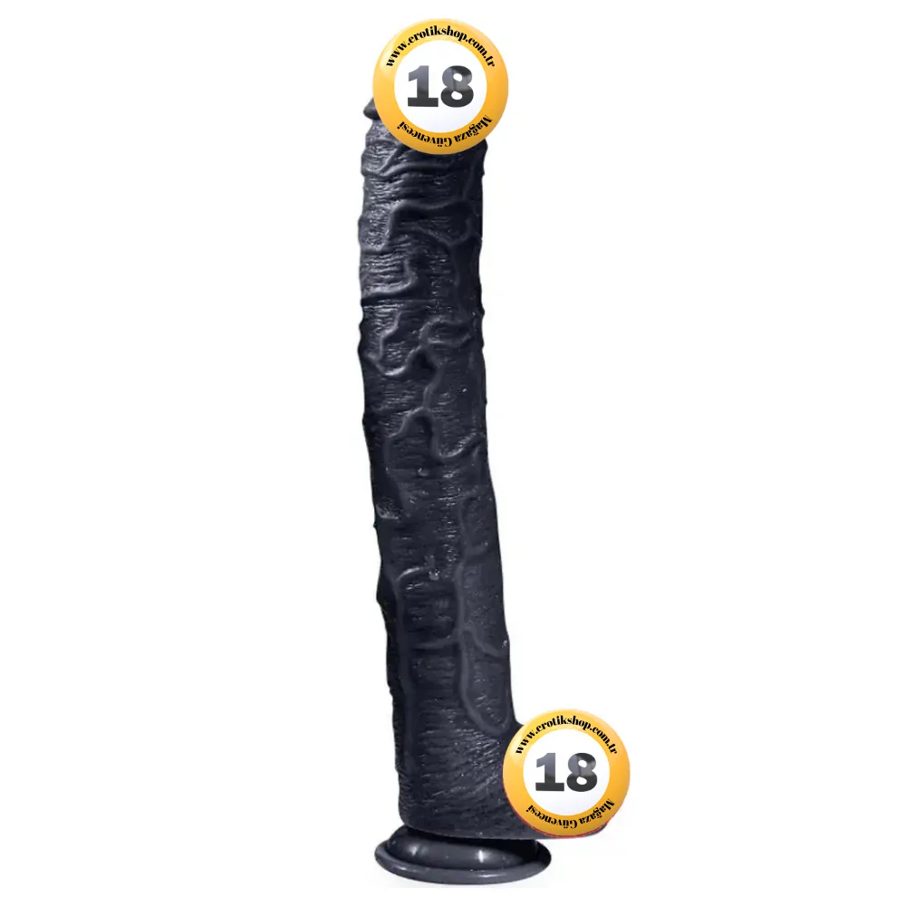 Xise Dildo Series Huoer Flexible 43 cm Realistik Büyük Penis XS-WBC10068-Black