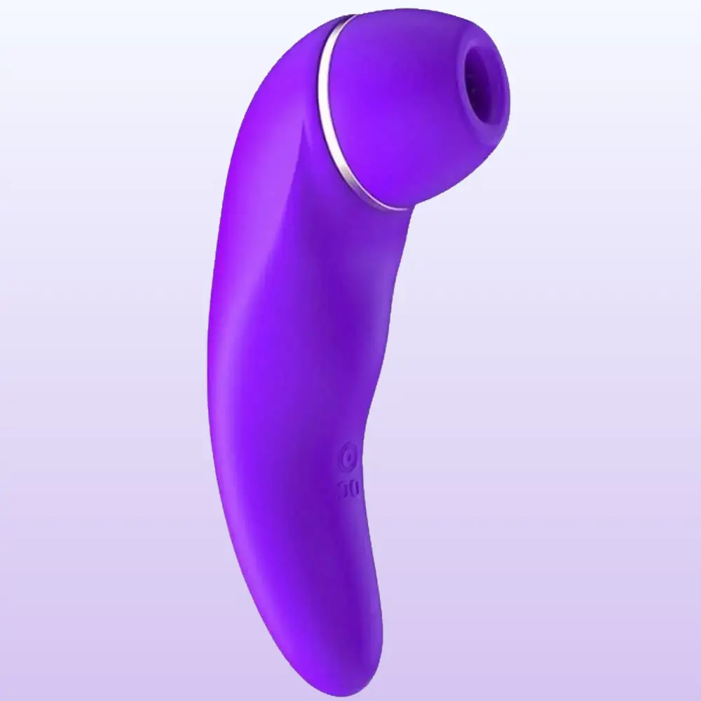Oral Sex Series Womanizer Emiş Güçlü Çift Taraflı Vibratör-Purple