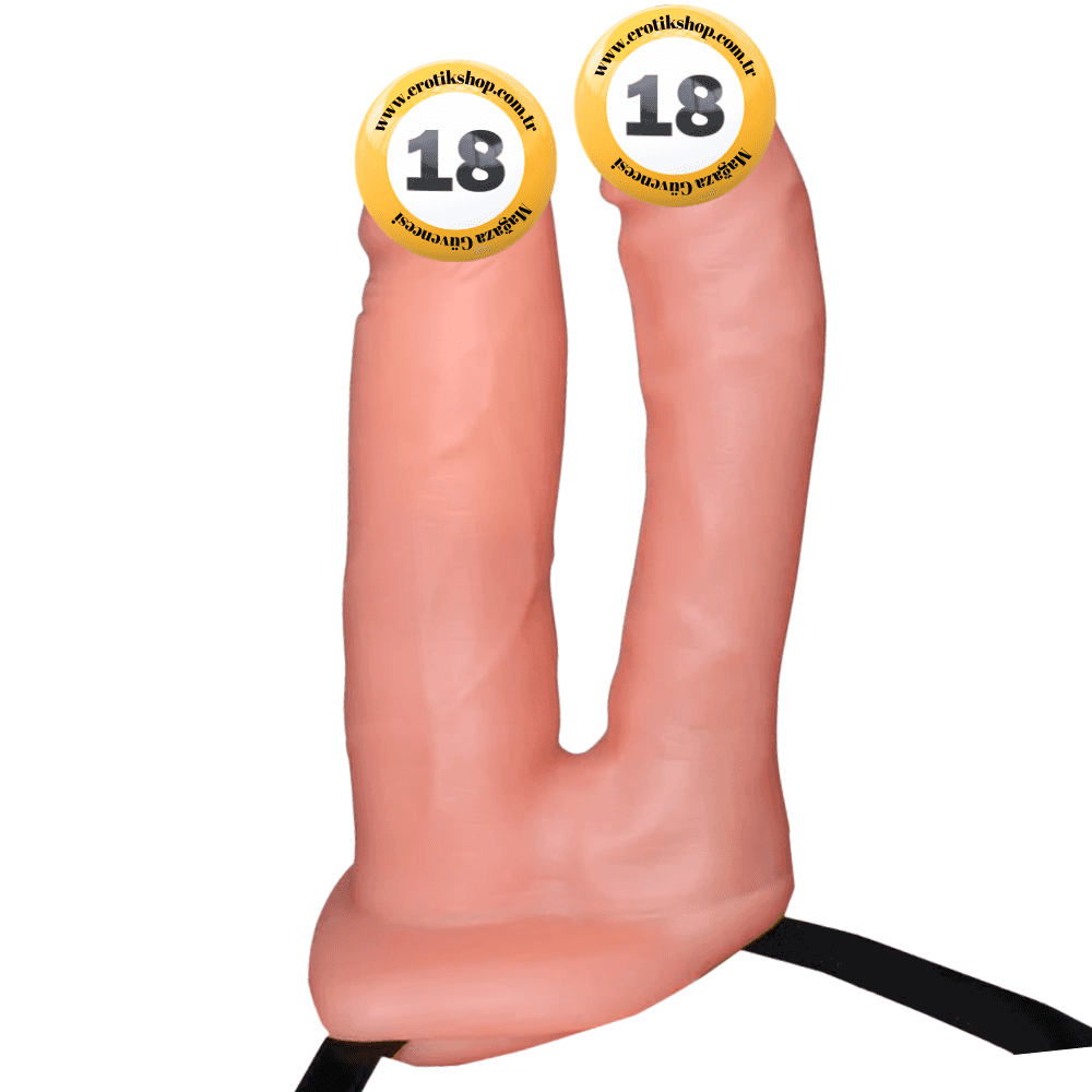 Lovetoy Unisex Hollow Strap On Belden Bağlamalı Çift Taraflı Kemerli Penis LV3005