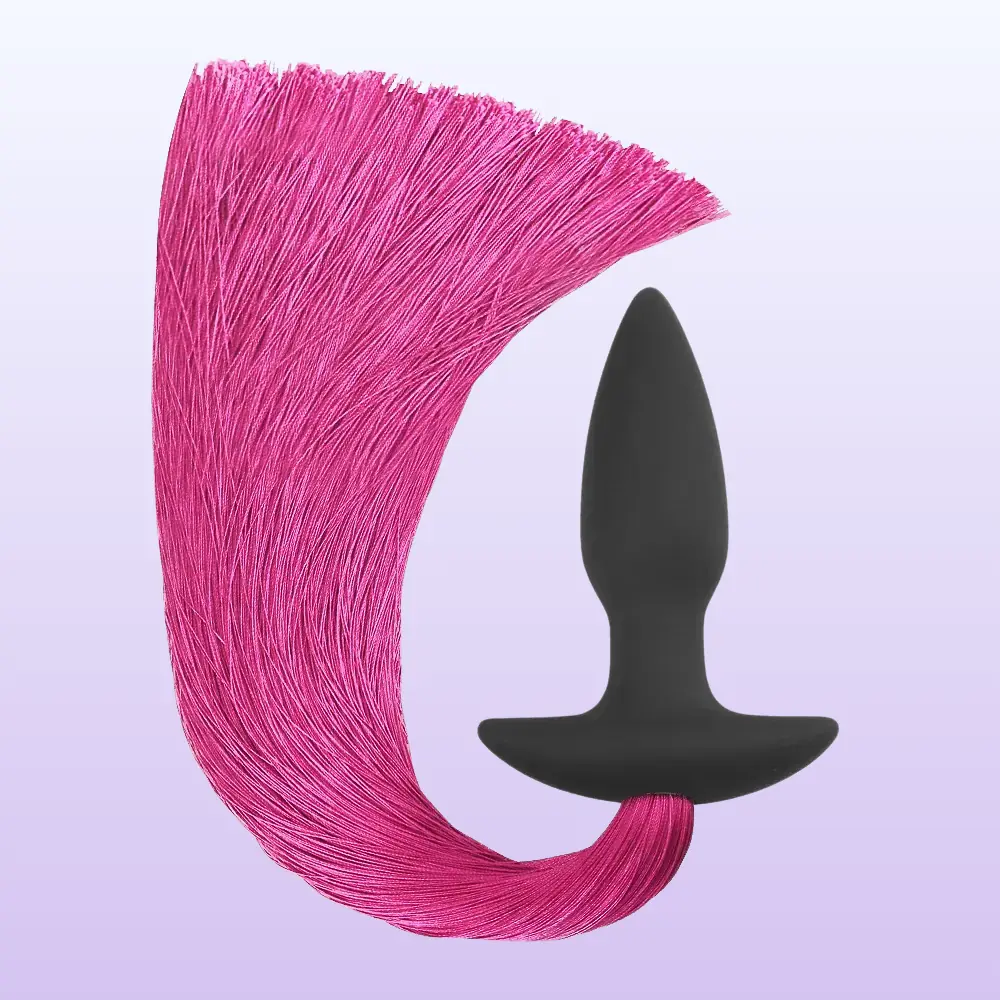Lovetoy Silicone With Pony Tail Kuyruklu Anal Plug Pembe LV421001