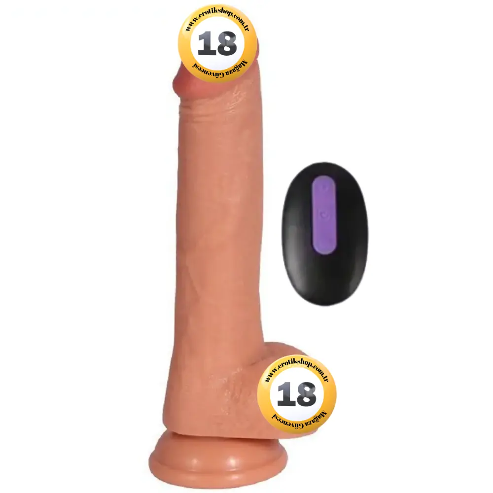 Shequ Dildo Series Sean 20 Modlu Titreşimli Realistik Penis