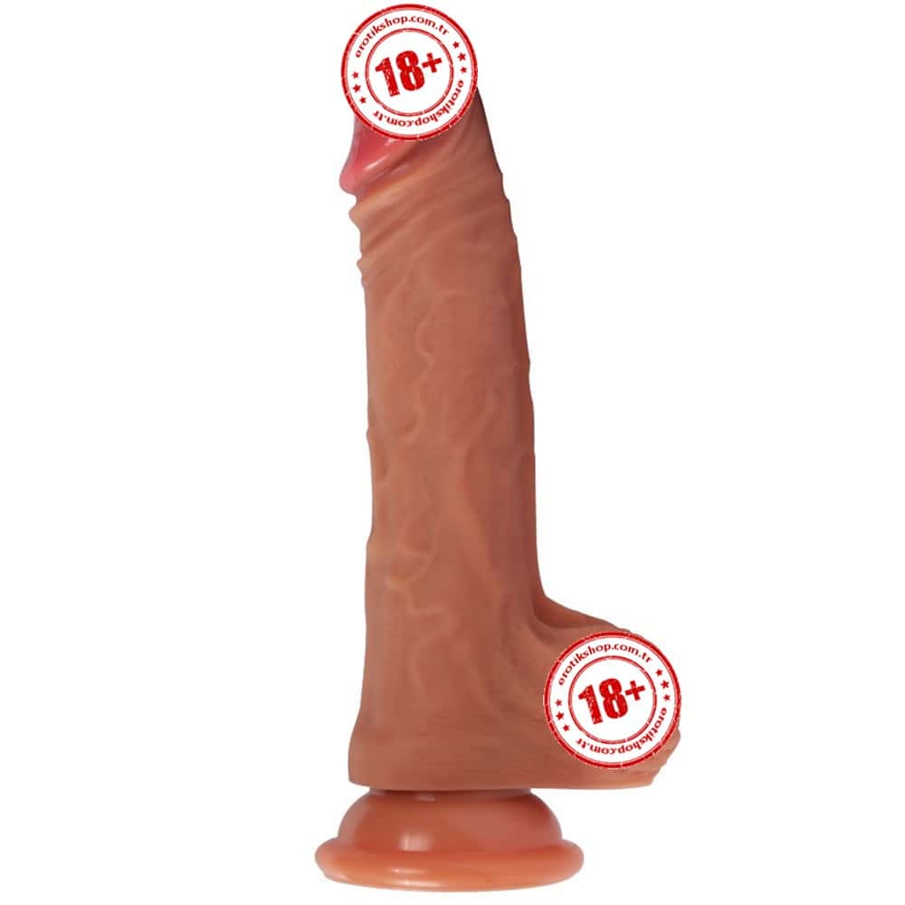 Shequ Dildo Series Kevin 20 cm Flexible Realistik Penis Model 2