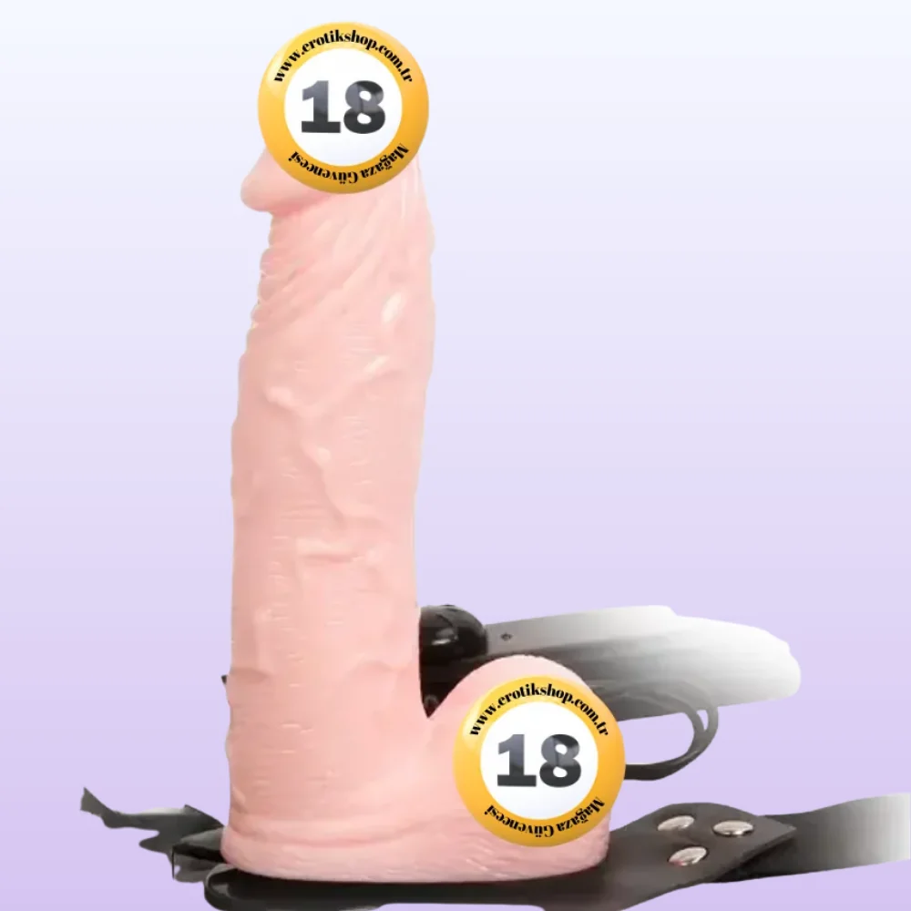 Baile Ultra Passionate Harness Kemerli Titreşimli Realistik Penis BI-022036