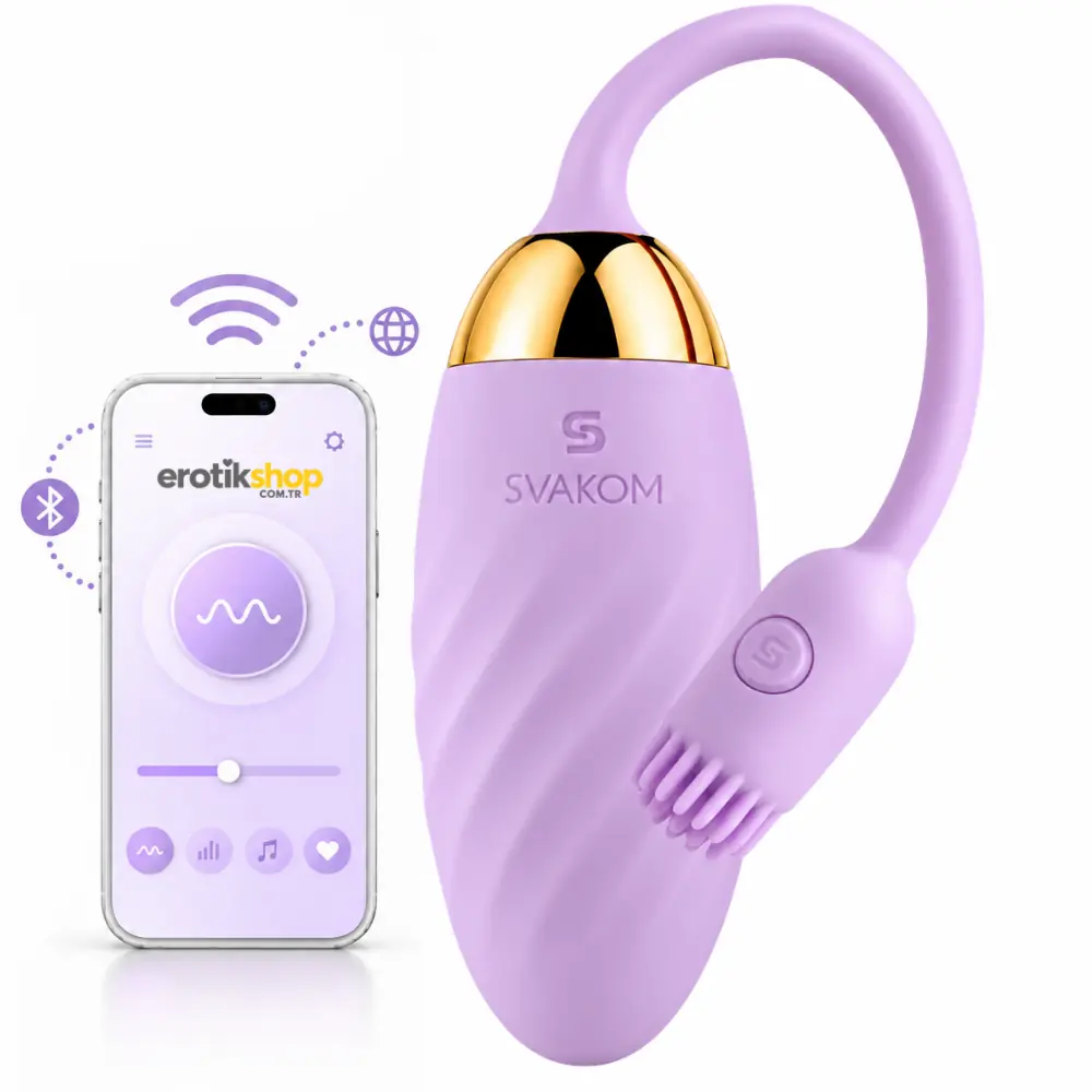 Svakom Plume Uygulama Kontrollü Fırça Kuyruklu Vibratör