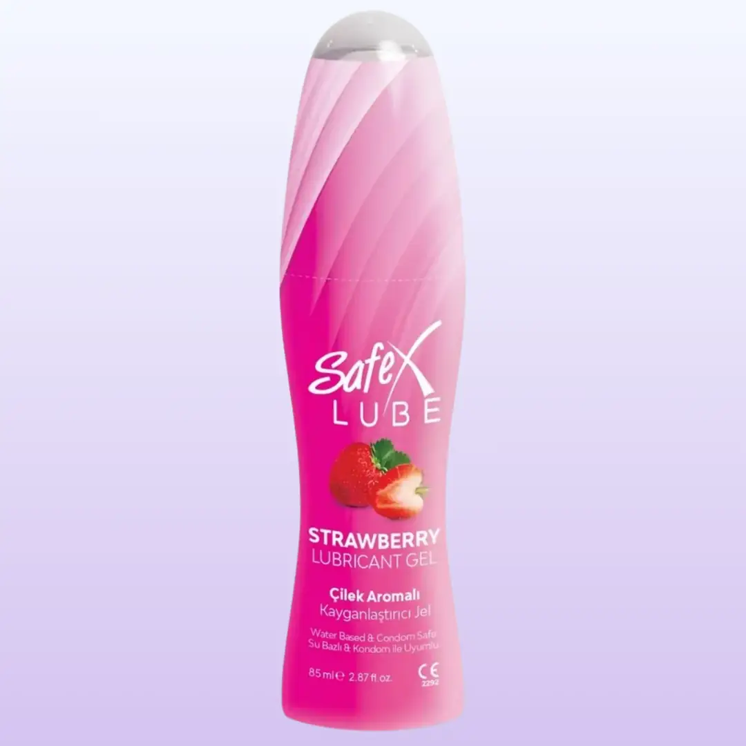 Safex Lube Su Bazlı Çilek Aromalı Kayganlaştırıcı Jel 85 Ml.