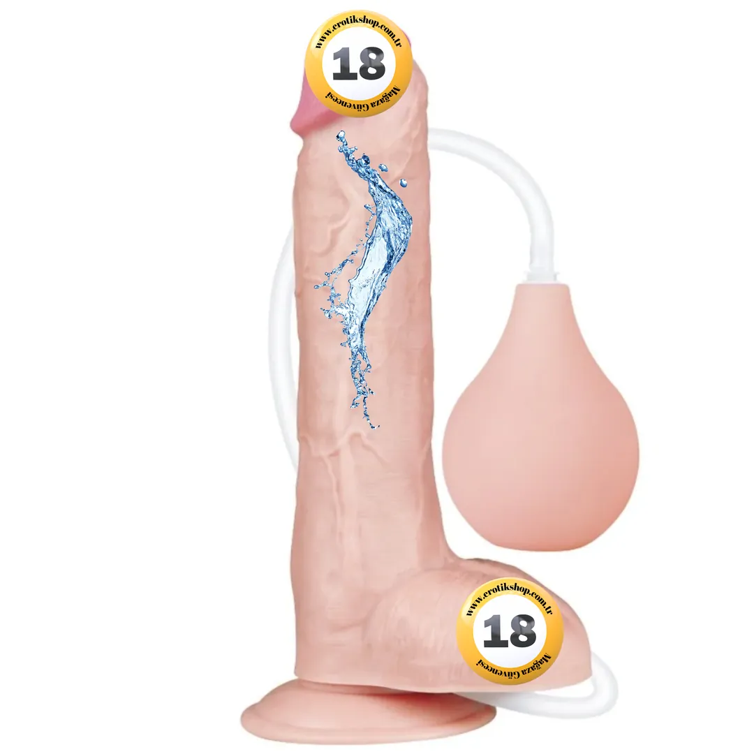Lovetoy Squirt Extreme Dildo 28 Cm Boşalabilir Realistik Penis LV116023