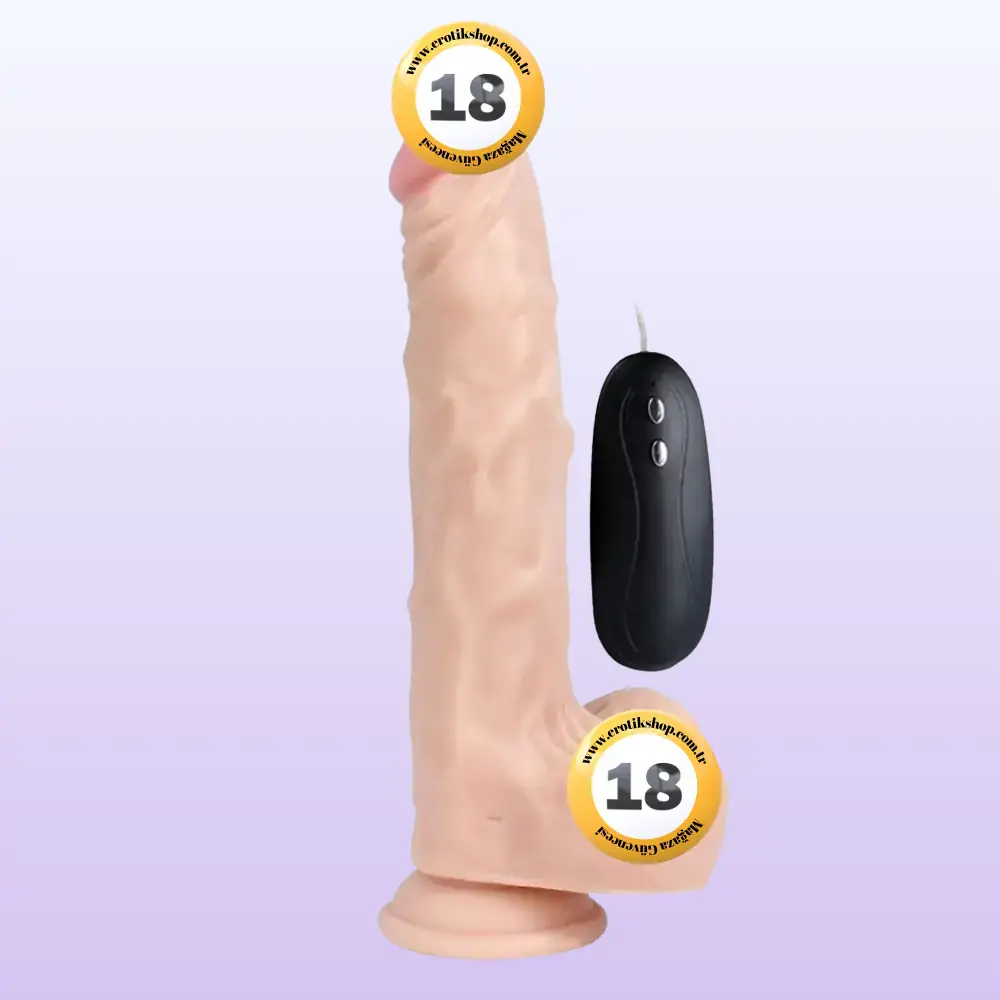Xise Dildo Series Victory Hero 24 cm Titreşimli Realistik Penis XS-WBC10005-Flesh