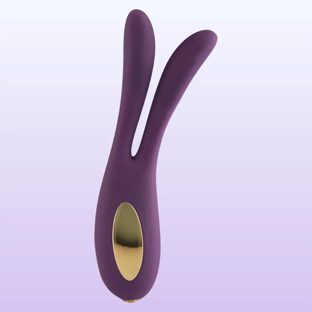 ToyJoy Luz Flare Çift Taraflı Teknolojik Lüks Vibratör-Purple
