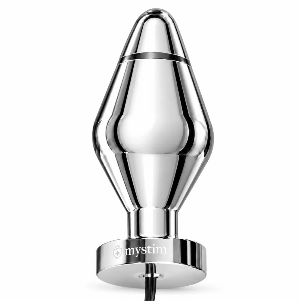 Mystim E-stim Butt Plugs John Metal Anal Plug-Large