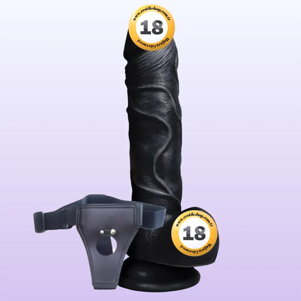 Xise Dildo Series Beat Strapon 19.5 cm Kemerli Realistik Penis