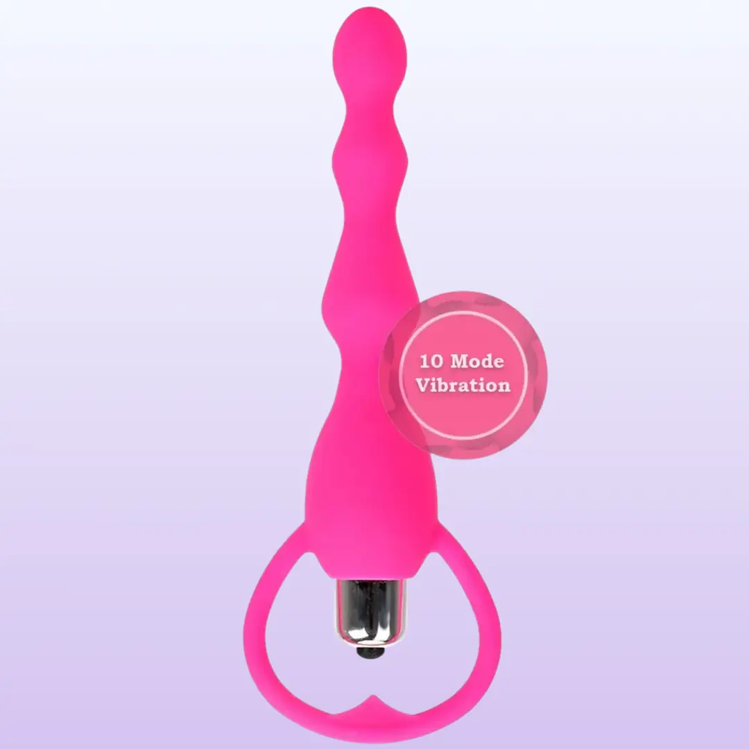 The Anal Fantasy Luiluer Exovid 10 Mod Boğumlu Anal Vibratör-Pink