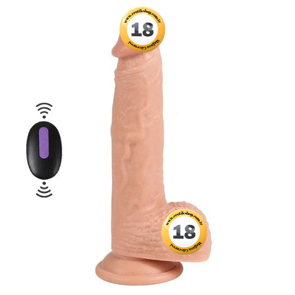 Xise Dildo Series Dean 20 Modlu Titreşimli Realistik Penis