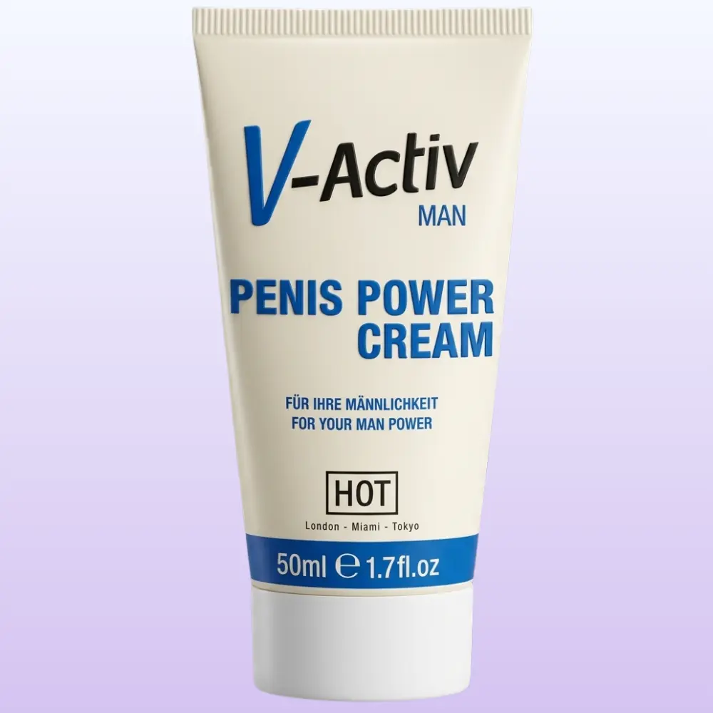 Hot V-Activ Penis Power Cream Özel Erkek Penis Kremi 50 Ml.